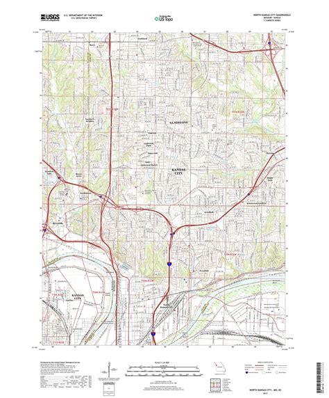 Mytopo North Kansas City Missouri Usgs Quad Topo Map