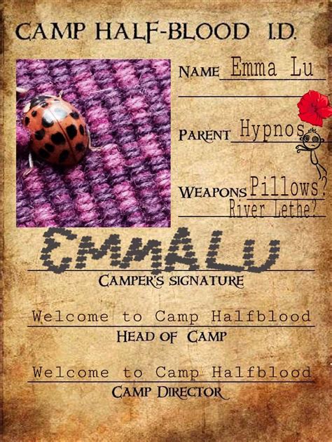 My Camp Halfblood Id