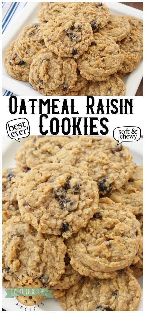 Mix the flour with the cinnamon. BEST EVER Oatmeal Raisin Cookies | Recipe | Best oatmeal ...
