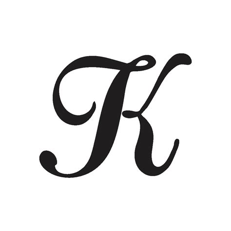 Cursive Writing Capital Letter K Download Printable Cursive Alphabet Free