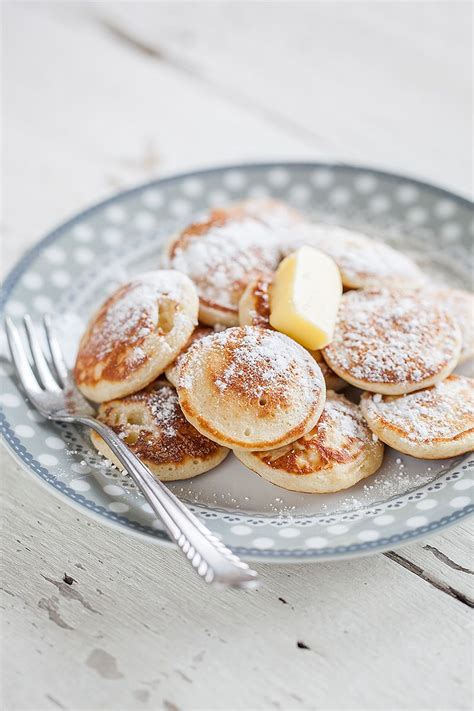 Dutch Mini Pancakes Poffertjes Recipe Ohmydish