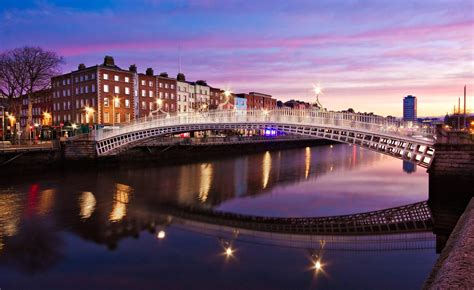 Photo I Took Of The Hapenny Bridge At Dawn Dublins Most Famous