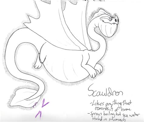 Try to color dragons to unexpected colors! The Scauldron by tiggercat12 on DeviantArt