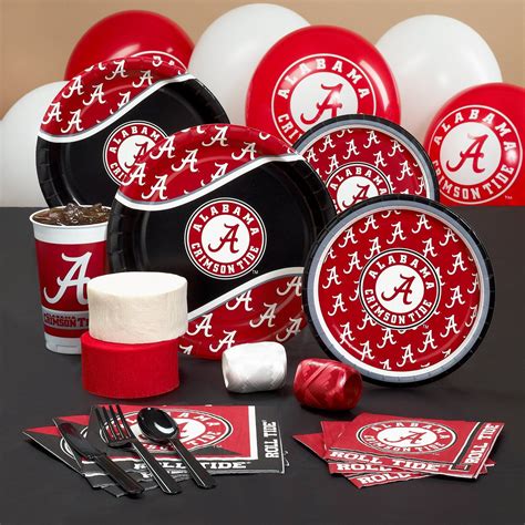 Alabama Crimson Tide College Party Packs Alabama Football Party