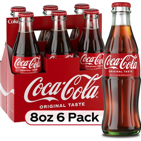 Coca Cola Glass Bottles 8 Fl Oz 6 Pack Buehlers