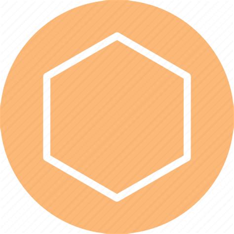 Hexagon, hexagon icon, hexagon shape, hexagon symbol, polygon icon icon - Download on Iconfinder