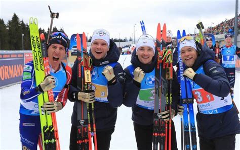 Mondiaux de biathlon Lâme de léquipe de France masculine est