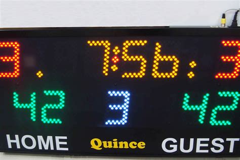 Portable Electronic Scoreboards Electronic Scoreboards And Sports