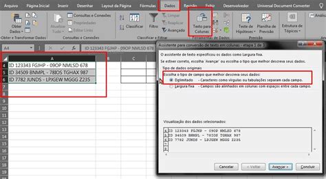 Como Dividir Um Texto Em Partes No Excel Sem F Rmula Ninja Do Excel