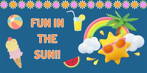 Fun In The Sun Summer Crafts Kids Of All Ages Denville Library