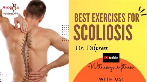 best exercises for scoliosis arogya physiotherapy youtube