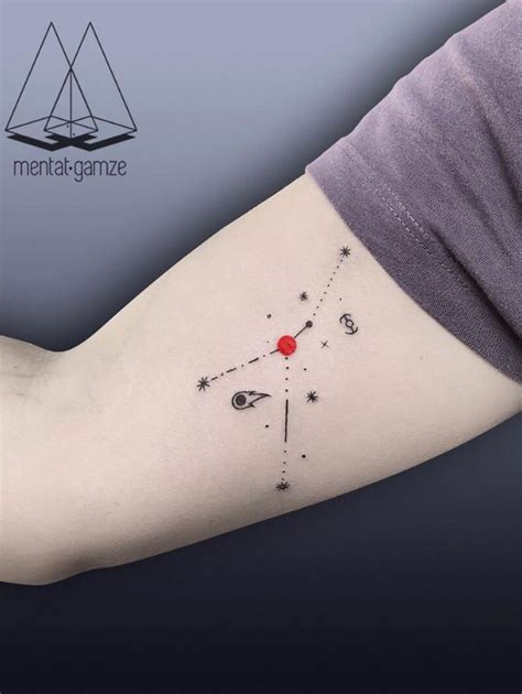 Capture Your Personality With Stunning Watercolor Cancer Zodiac Tattoo