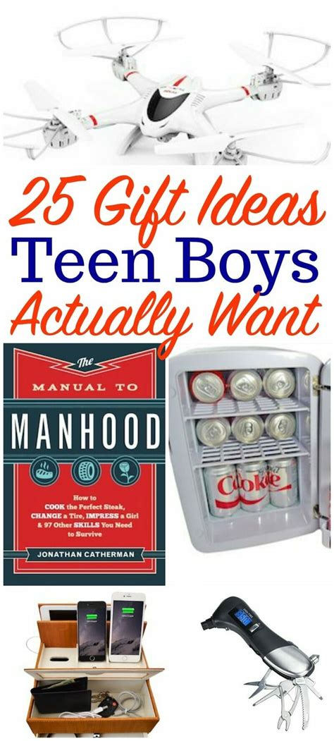 Here, 57 fun gifts to get some ideas flowin', ranging from handy electronics to trendy accessories. 25 Teen Boy Gift Ideas (Perfect for Christmas or Birthday)