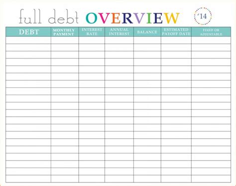 Debt Avalanche Spreadsheet In Debt Reduction Spreadsheet Free