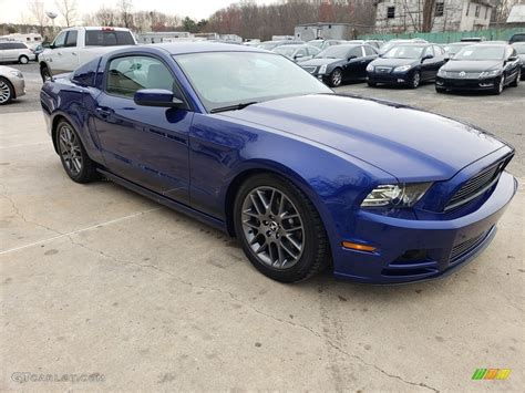 2013 Deep Impact Blue Metallic Ford Mustang V6 Premium Coupe 126702917