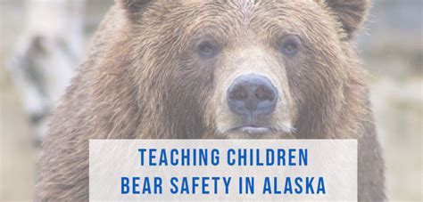 Bear Safety In Alaska Teach Your Kids Alaska Homes For Sale By Brooke