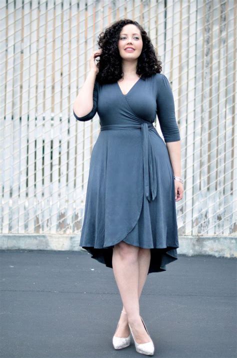 Outfits For Curvy Women Girl With Curves Wrap Dress A Curvy Girl Classic And Must Have A