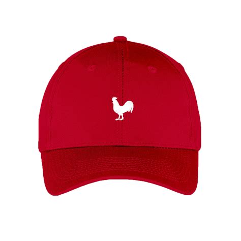 chapeau brodé de poulet chapeau de base ball réglable de coq etsy
