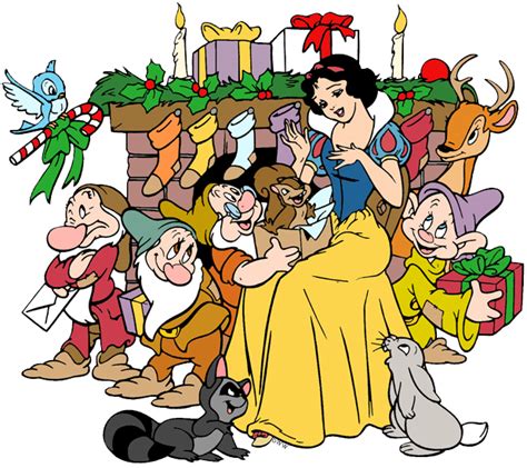 Snow White And The Seven Dwarfs Christmas Clip Art Disney Clip Art Galore