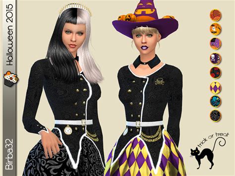 The Sims Resource Halloween Witch Dress By Birba32 • Sims 4 Downloads