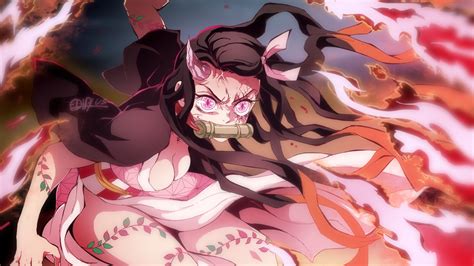 2048x1152 Nezuko Kamado Angry Art 2048x1152 Resolution Wallpaper Hd