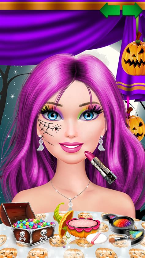 Halloween Makeover Makeup And Dress Up Jeux Pour Les Filles Et Enfants Amazon Fr Appstore For