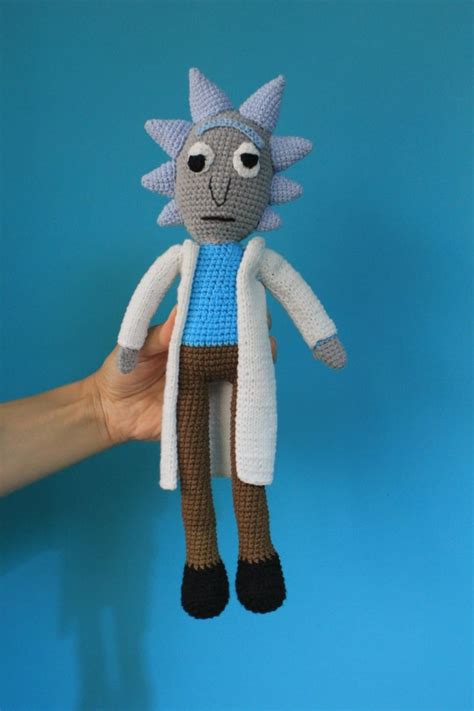 Rick Sanchez Crochet Pattern Rick And Morty Diy Handmade Rick And