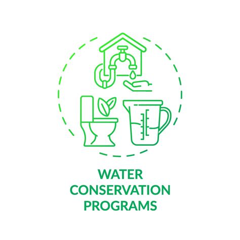 Water Conservation Programs Concept Icon 2355712 Vector Art At Vecteezy