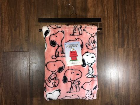 Peanuts Snoopy Throw Blanket Collection Etsy
