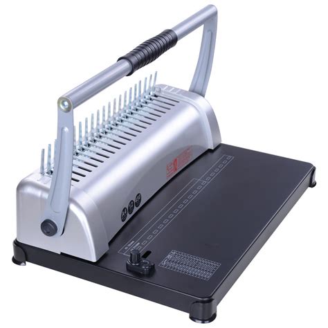 21 Hole 450 Sheet Comb Binding Machine Paper Punch Binder Scrapbook