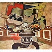 Georges Braque The Round Table With Guitar 1929 Original Collotype ...