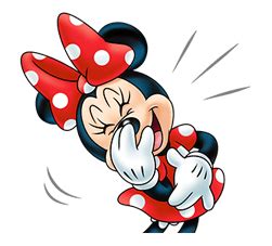 laughing loudly minnie mouse | Mickey mouse art, Mickey mouse pictures, Minnie mouse pictures