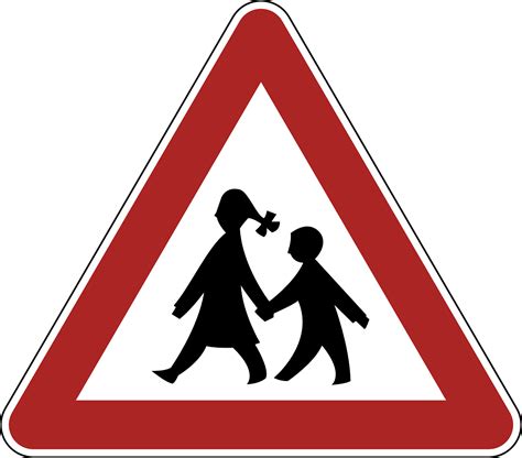 Germany, Children, Danger, Warning, Road Sign #germany, #children, #danger, #warning, #roadsign ...