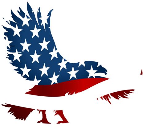 American Flag And Eagle Art Free