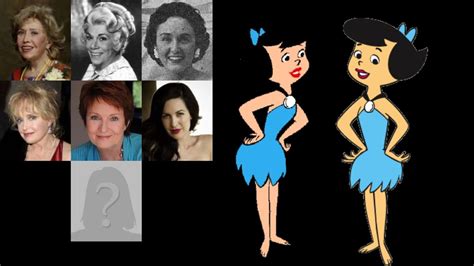 Animated Voice Comparison Betty Rubble Flintstones Youtube