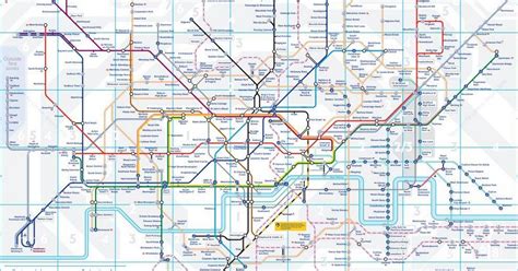 Affixe Sujet Intrusion Tfl London Tube Map Frotter D Clin Inconscient