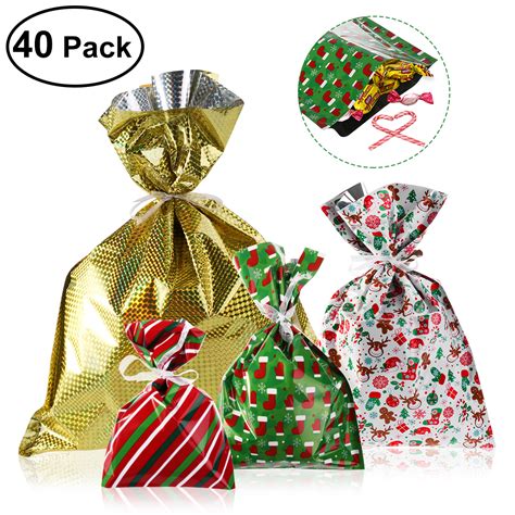 Maybe you would like to learn more about one of these? 40PCS NICEXMAS Creative Drawstring Gift Bags Christmas ...