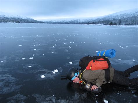 November Ice Grövelsjön Dalarna Nordic Ecotours