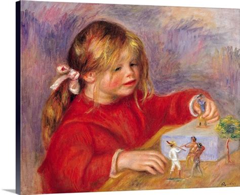 Claude Renoir B1901 At Play 1905 Oil On Canvas Photo Canvas Print