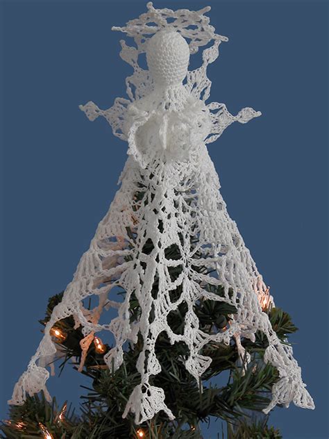 Crochet Snowflake Angel Tree Topper Kathryn Clark Crochet