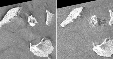 Satellite Images Show Collapse Of Indonesian Island Volcano The Seattle Times