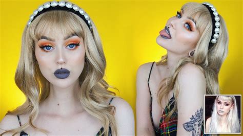 Grey Lips Is The New Trend Makeup Tutorial Evelina Forsell Youtube