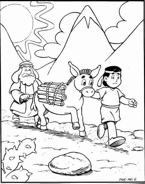 Abraham is one of the most important characters in all of the bible. 24 Abraham and isaac Coloring Page (With images ...