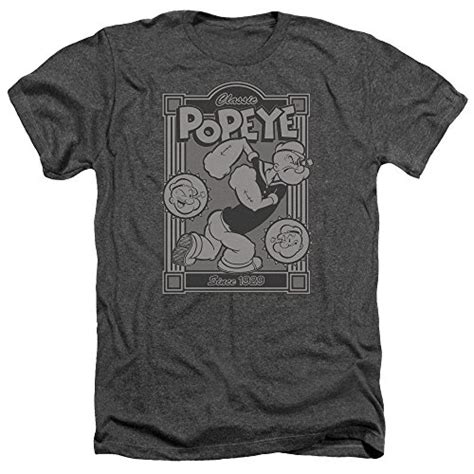Popeye The Sailor Man Cartoon Character Classic Popeye Adult Heather T Shirt Tee Buy Online In