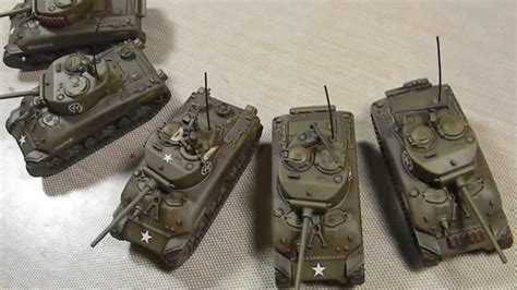 How To Paint 15mm Sherman Tanks For Flames Of War Youtube
