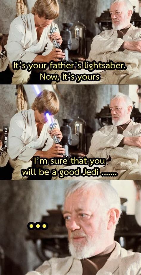 Poor Luke I Laughed Out Loud At This Luke Skywalker Lightsaber Star