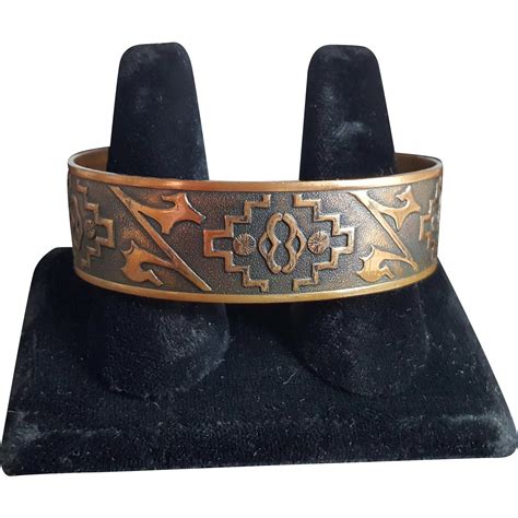 Vintage Genuine Copper Southwest Style Unisex Cuff Bracelet Found At