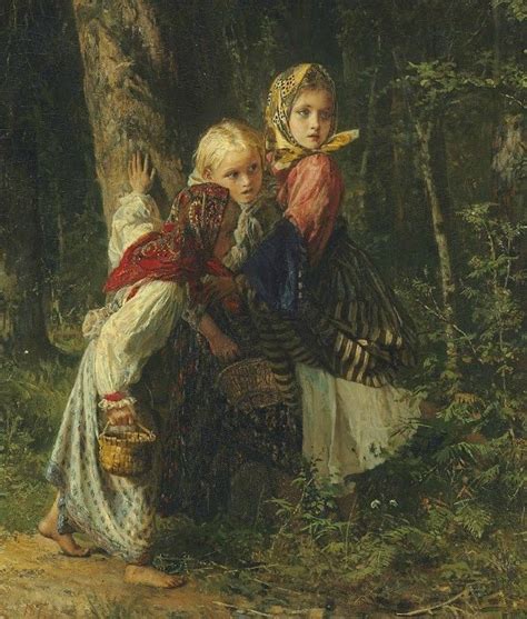Alexei Ivanovich Korzukhin Peasant Girls In The Forest
