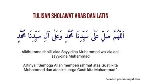 Bacaan Sholawat Allahumma Sholli Ala Muhammad Dua Lafal Salawat Riset