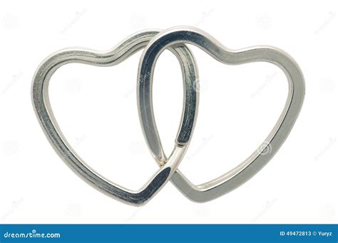 Linked Hearts Stock Image Image Of Promise Isolated 49472813